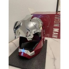 US STOCK AUTOKING Iron Man MK5 Helmet 1:1 Voice-controlled Wearable Cosplay Prop