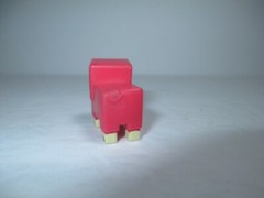 Minecraft Mini-Figure Grass Series 1 1″ Pink Sheep Figure Mojang