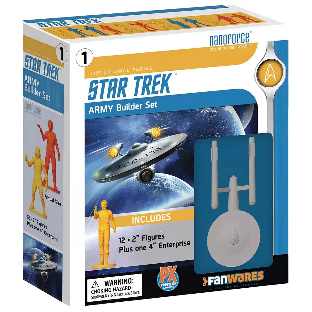Star Trek: The Original Series – Nanoforce Army Builder Figure Boxed Set – FanWa