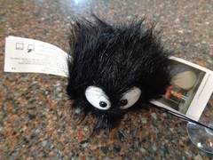 Set 3 My Neighbor Totoro Soot Sprites Plush 2.75″ w Suction Ghibli Official NWT