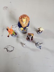 Disney Zootopia Lot of 6 Cake Topper Toy Figures Zootropolis Judy Nick Mayor
