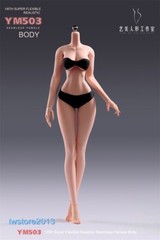 YM503 1/6 Medium Breast Thin Waist Girl 12″ Female Action Figure Body Hands Foot