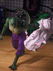 1/2 Custom Wired Lab Coat Model for 6″ ML No Way Home Lizard Action Figures Body