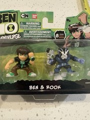 Ben 10 Omniverse Ben & Rook 2 Pack Set 2” Action Figure New in Package Bandai