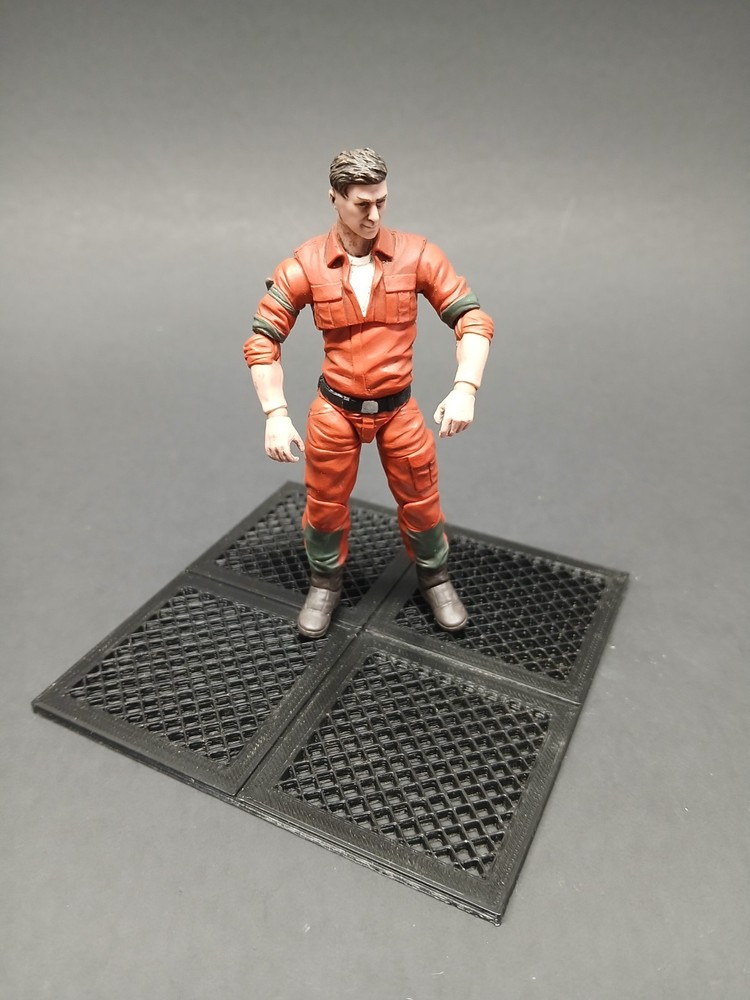 4″x4″ FLOOR TILE GRATE DIORAMA PART 1:18 3.75″ Figure STAR WARS 3d print modular