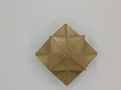 Retro Bit for Tron vintage style / Legacy display gold silk color BIT
