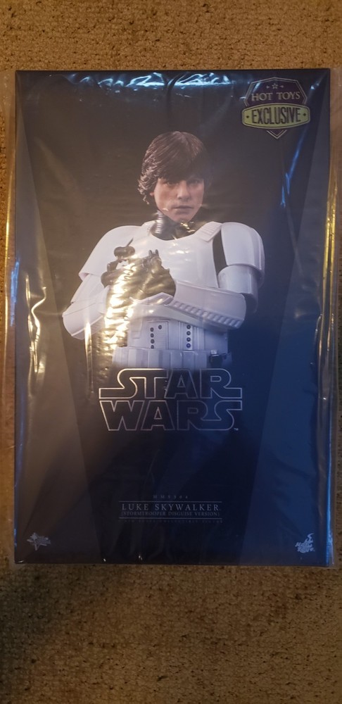 Hot Toys MMS304 Star Wars Luke Skywalker in Stormtrooper Disguise Shipper Box