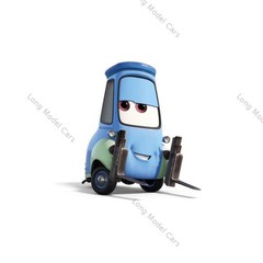 2-Pack Set Cars Movie – Guido & Luigi Business Partner and Best Friend Alloy Car