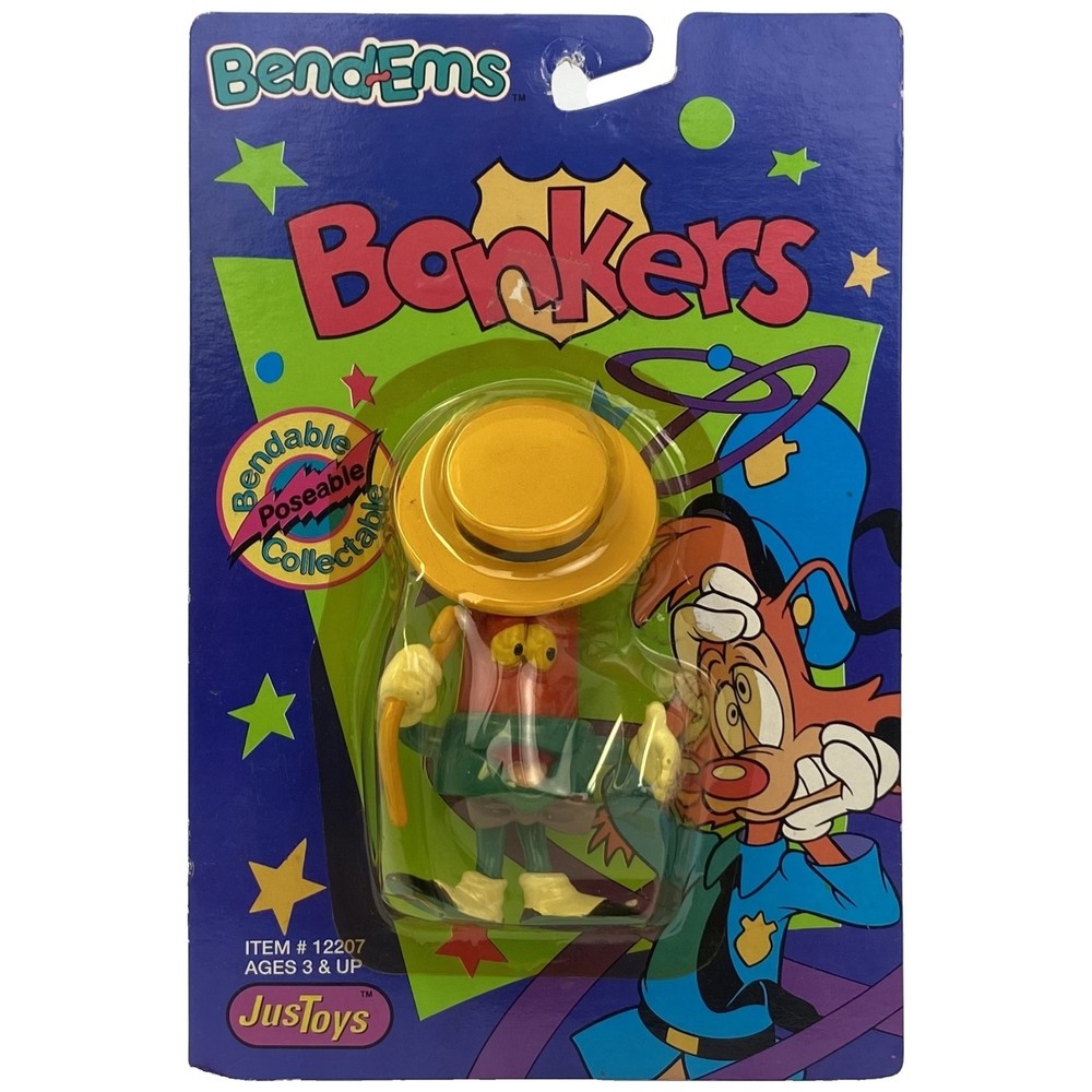 Bend-Ems Disney Bonkers Toon Light Figure Bendable JusToys Sealed New