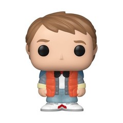 Funko Bitty Pop Rides Back to the Future Marty McFly and Time Machine DeLorean