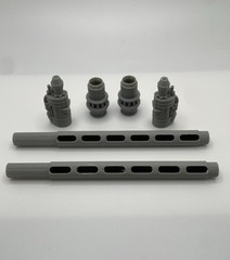 Vintage Snow Speeder Cannon Set Repro Replacement Part Star Wars Hoth 1980