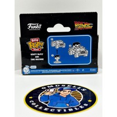 Funko Bitty Pop Rides Back to the Future Marty McFly and Time Machine DeLorean
