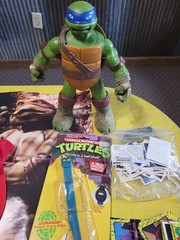 TMNT Teenage Mutant Ninja Turtles Vintage Toys 90s Hat Books Cards Party Cup Lot