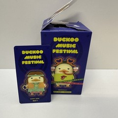Duckoo Music Festival Pop Mart Figure Hippy Girl– Sealed Bag ID Card Box Open
