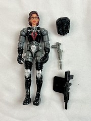 GI Joe Unreleased Baroness Prototype Figure w/ Gray Outfit & Red Hair Cobra 2003