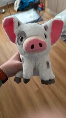 Disney Moana Pua Pig Chicken Shoulder Stuffed Plush Toy Soft Doll Cute Animal