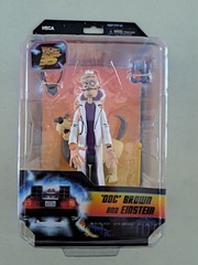BACK TO THE FUTURE Marty McFly Doc Brown & Biff Tanner NECA Toony Set