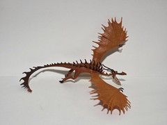 2010 DreamWorks How To Train Your Dragon Monstrous Nightmare Orange 13 inch