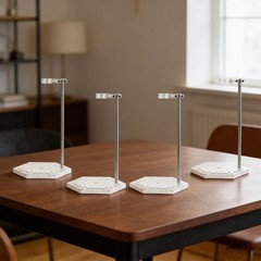 4 Pack Clear Action Figure Stand Action Display Holder Metal Support Arm