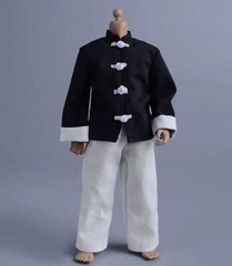 1/12 Scale Soldiers Chinese Tunic Suit Tang Suit Kung Fu Suit Clothes Suits