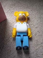 Homer Simpsons Be@rBrick 400% Medicom Toy