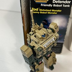 Super Go Bots Defendor Friendly Robot Tank Vintage 1984 Action Figure Tonka Box