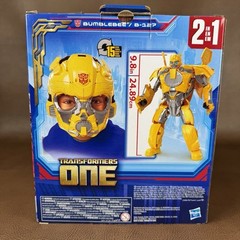 Transformers One Bumblebee / B-127 Action Figure Mask 2 in 1 – 9.8″ Tall