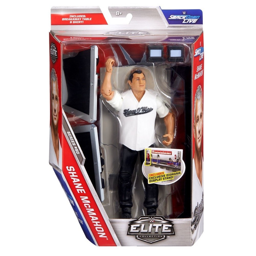 WWE Elite Collection Shane McMahon Action Figure (2021 Release with Black Hair)