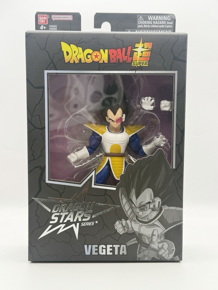 Dragon Ball Super Dragon Stars VEGETA (Saiyan Saga) 6” Figure OPEN BOX
