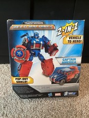 Marvel Transformers Mech Machines Captain America Assault Cruiser 2-in-1 Hasbro