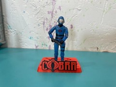 VINTAGE GI JOE Stand Action figure stand. Up to 3 per stand. Retro Cobra Display