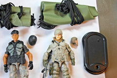 GI Joe ULTIMATE Retaliation ROC ROADBLOCK FLINT DUKE Customs lot 1:18 SOLD AS IS