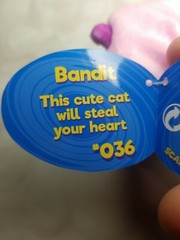CEPIA CATS VS PICKLES 4″ BEAN-BAG PLUSH BANDIT #036 NEW AR391
