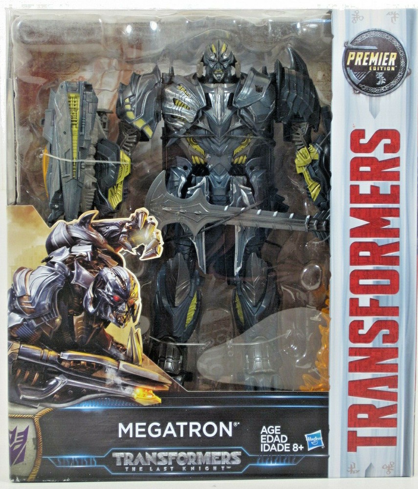 *Damaged PKG* Hasbro Transformers Last Knight MEGATRON Leader Class 9″ Figure
