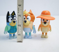 Bluey Figures Lot – 19 Character Figures + Furniture Playset Bundle