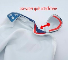 SU-C-CTV: 1/12 fabric wired cape for Marvel Legends Citizen V (blue/white)