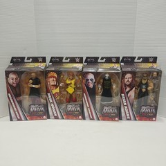 WWE Elite Monday Night Wars Complete Set of 4, (Series 11) w/ Rick Rude BAF