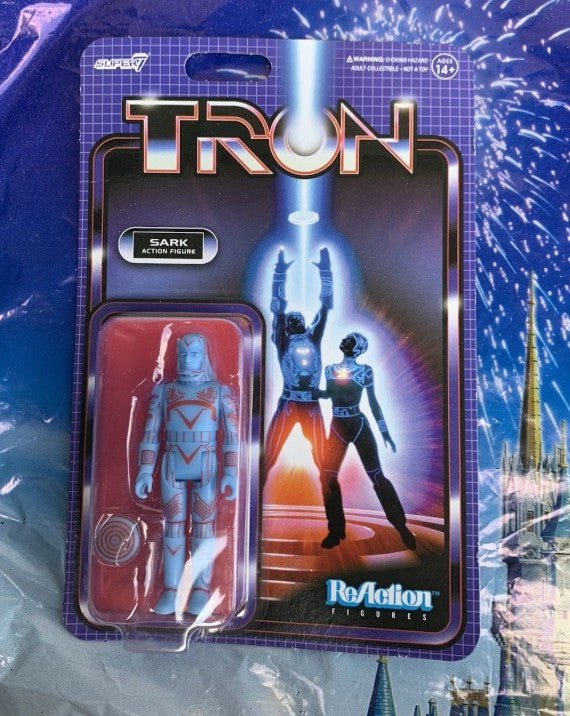 Disney Super7 Tron ReAction Action Figure – 3.75″ H Sark