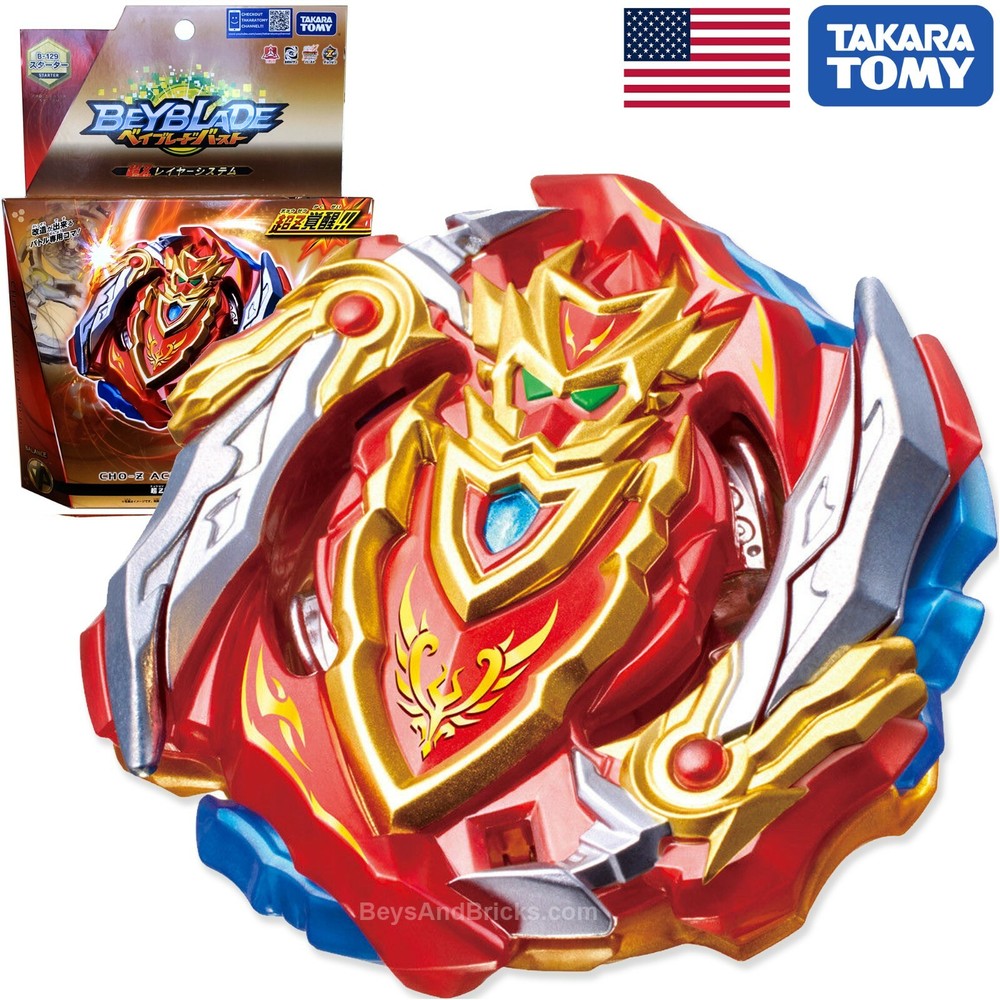 TAKARA TOMY Turbo / Cho-Z Achilles .00.Dm Burst Beyblade B-129 – USA SELLER!