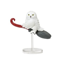 Blind Box Gacha White Owl Pig Black Cat Hamster Flying Witch Broomstick Figure