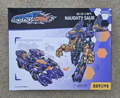 52Toys Beastdrive Naughty Saur Action Figure BD-03 10cm – 100% Complete – NEW