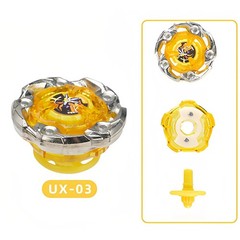 Beyblade X Series UX-15 Shark Scale & UX-03 Wizard Rod Gyro Toy W/Launcher Gifts
