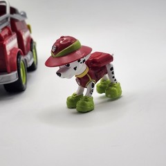 Paw Patrol Marshall Jungle Rescue Fire Truck Vehicle Figure Complete