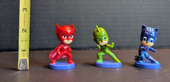 PJ Masks Blind Bag Mini Figures Owlette Gekko Catboy Lot of 3