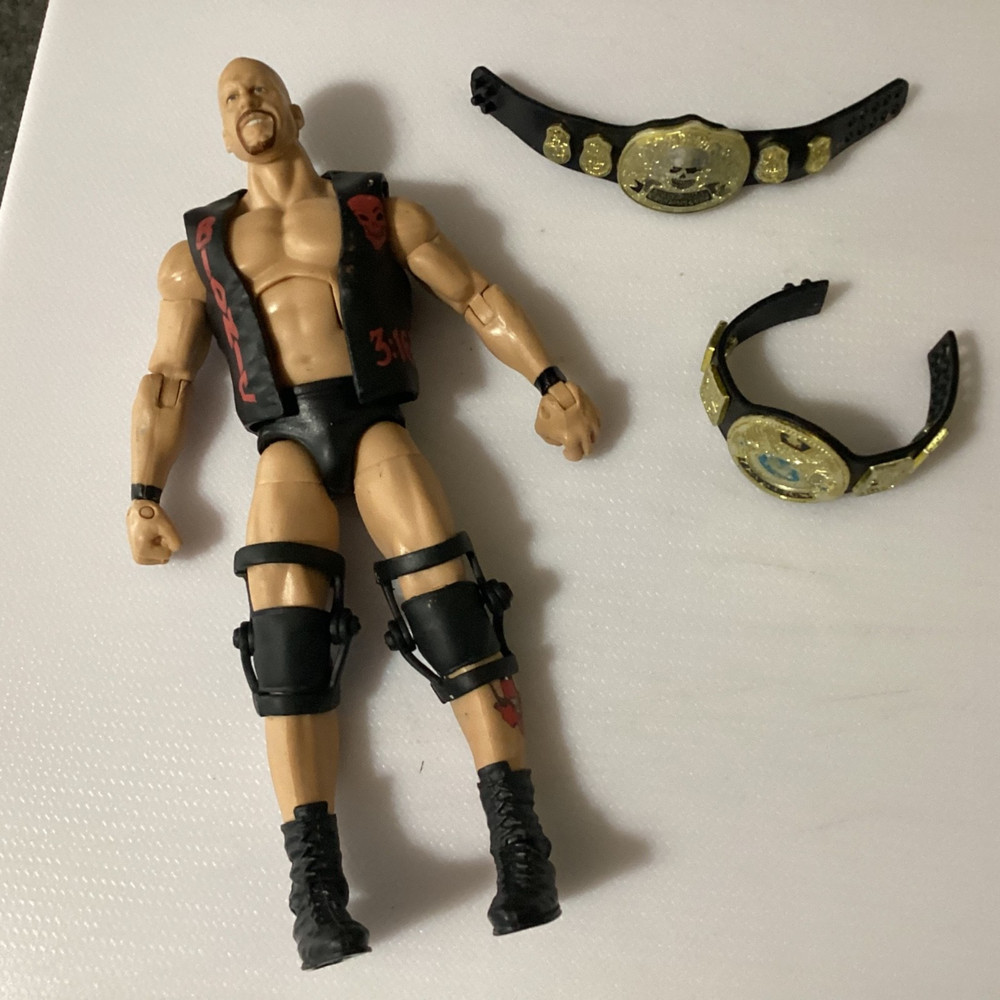 WWE Mattel Stone Cold Steve Austin RSC Ringside Exclusive Elite Wrestling figure