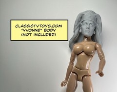 Amazon Lady Custom Action Figure Head 1:9 or 1:6 Mego
