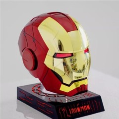 Iron Man Gold MK5 Helmet Electronic Voice Activated Open&Close Mask Autoking New