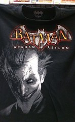 BATMAN ARKHAM ASYLUM JOKER PROMOTIONAL TEE SHIRT NOS 2009 PS3 X-BOX 360 ADULT L