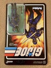 G.I. Joe ReAction Wave 3 Snake Eyes Cartoon V2 Commando Super7 3.75 Brand New