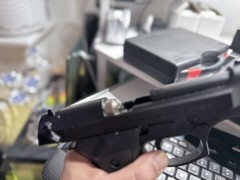 1:1 M92A1 Beretta Model full Metal Toy Gun Huge 92fs pistol collectible 2lbs